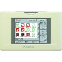 Intelligent touch controller Up to 2 device groups can be controlled with a maximum of 64 devices per group