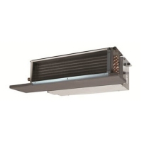 FWB-B, MED ESP DUCT FAN COIL, 2 PIPE UNIT, WITH EH, STANDARD WITHOUT VALVES